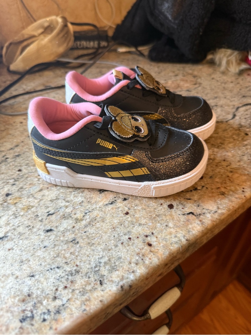 Girls LOL PUMA Glitter Character Sneakers with Pink Lining - Picture 6 of 6